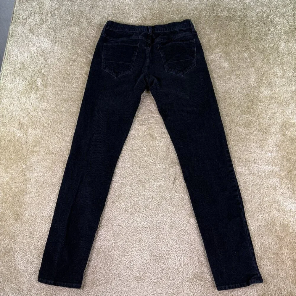 Banana Republic Corduroy Pants Mens Size 28x32 Slim Fit Navy Blue Jeans F228